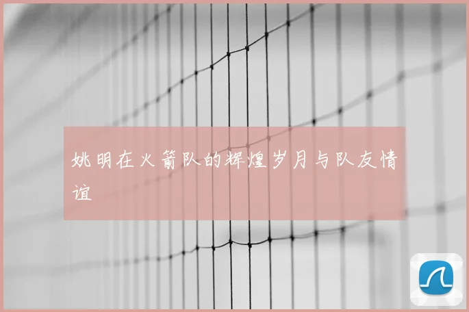 姚明在火箭队的辉煌岁月与队友情谊